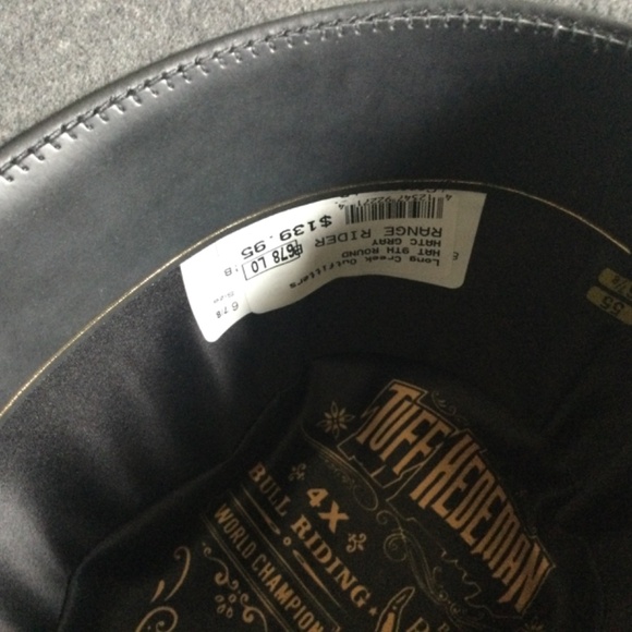 NWOT. Resistol Tuff Hedeman Cowboy/Cowgirl Hat 6 7/8 - Picture 5 of 9